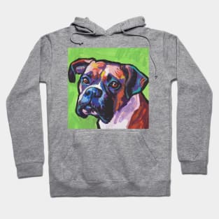 BOXER Dog Bright colorful pop dog art Hoodie